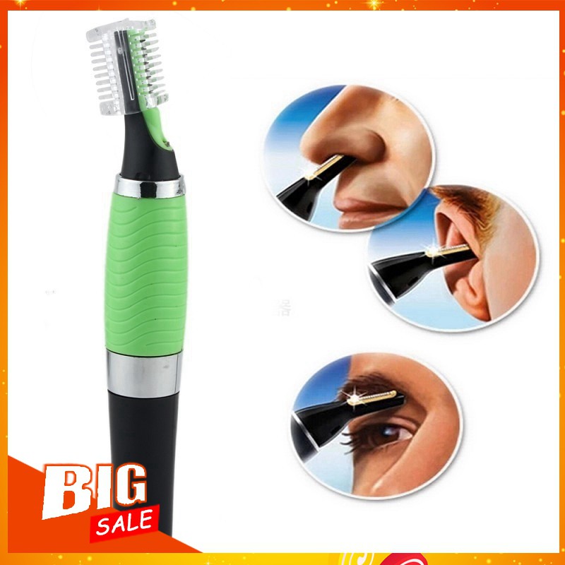 Body Nose Nasal Eyebrow Facial Hair Clipper Trimmer Shaver