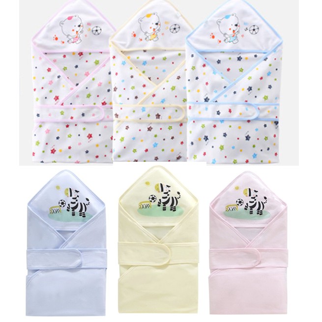 receiving blanket with hood