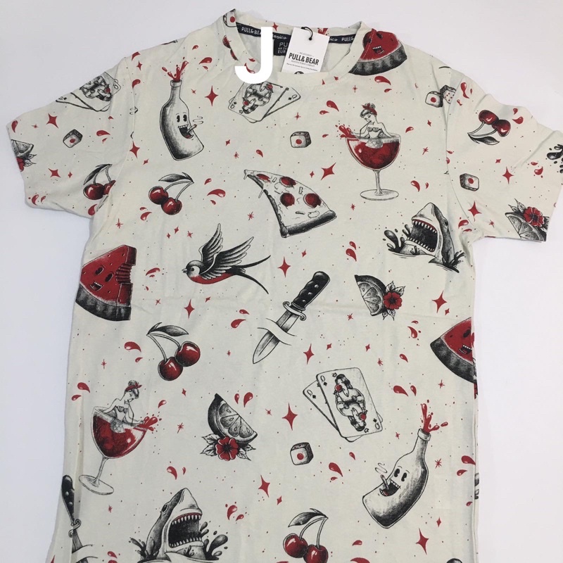 pull and bear t shirt size chart