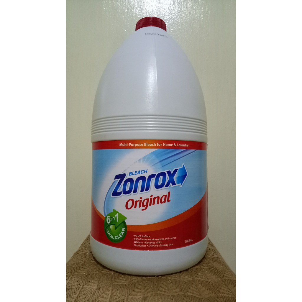 Zonrox Original 6in1 Total Clean MultiPurpose Bleach 1gallon or 3785ml