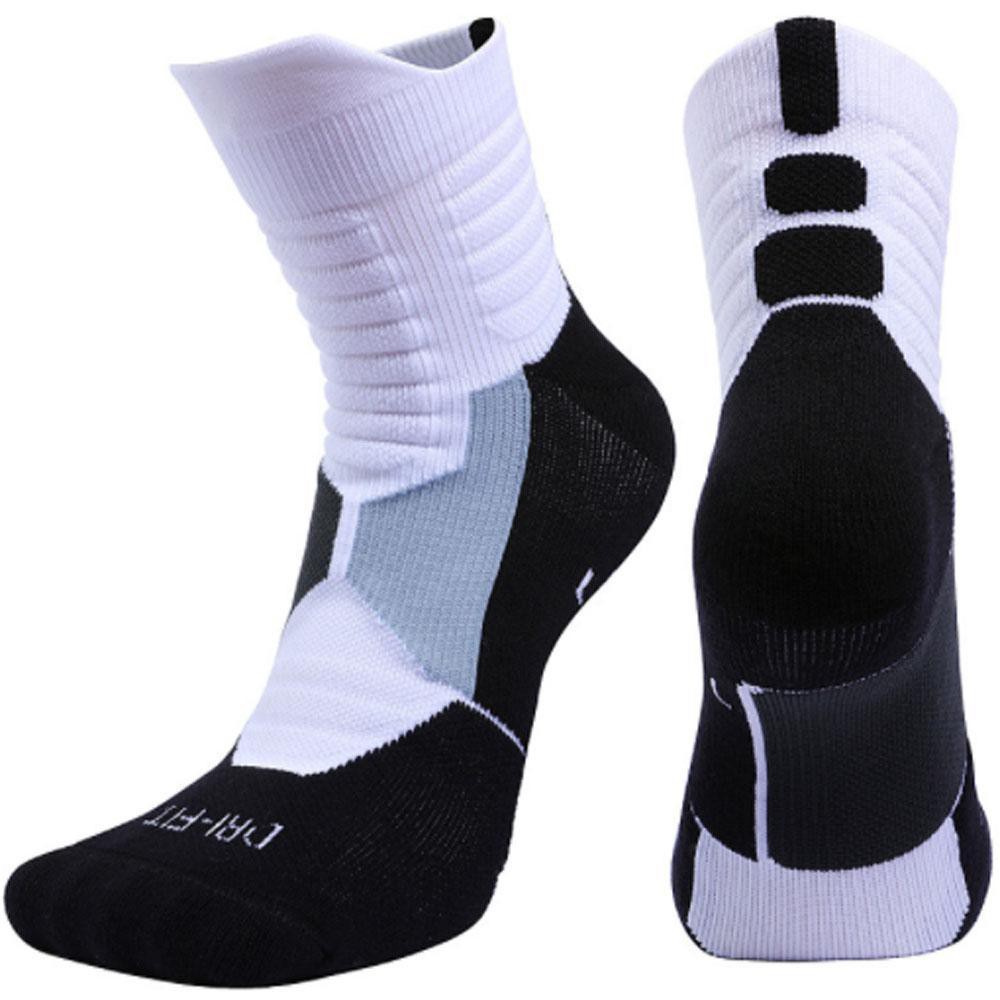 Elite Pure Knitted Dri Fit Basketball Foot Mid Socks Shopee Philippines