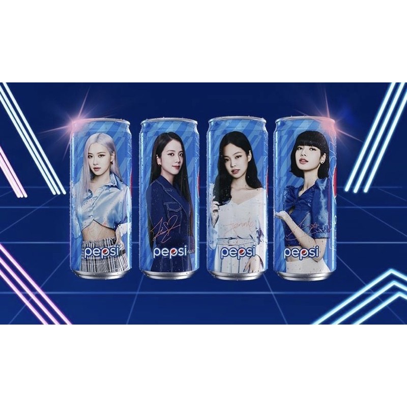 Pepsi x Blackpink  in Can 330ml Shopee  Philippines 