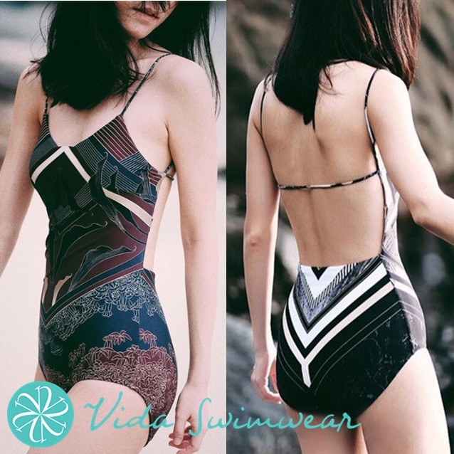 Aztec One Piece Swimsuit One Piece Women Swimwear Shopee Philippines