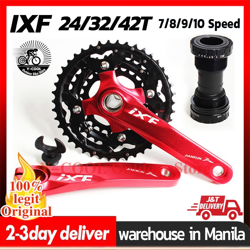 IXF 30 Speed bike crankset hollowtech 170mm 243242T 104BCD aluminum