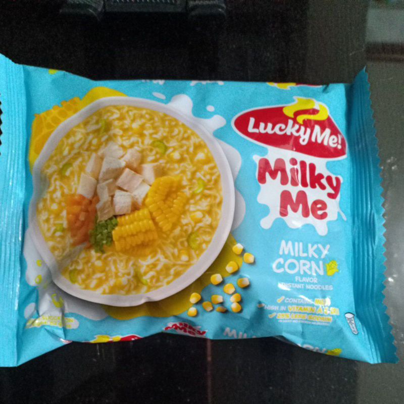 LUCKY ME MILKY ME/MILKY CORN/INSTANT NOODLES/06032022EXP/1PCS 31g