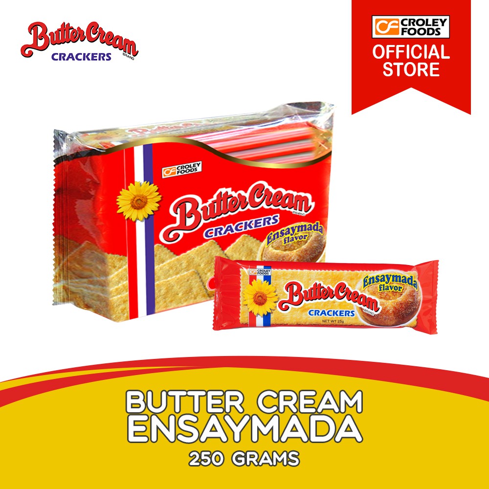 Butter Cream Crackers Ensaymada (25g x 10) [ Buttercream Crackers