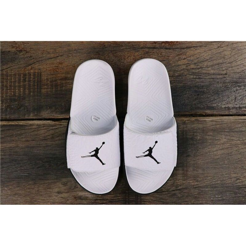 jordan slippers white