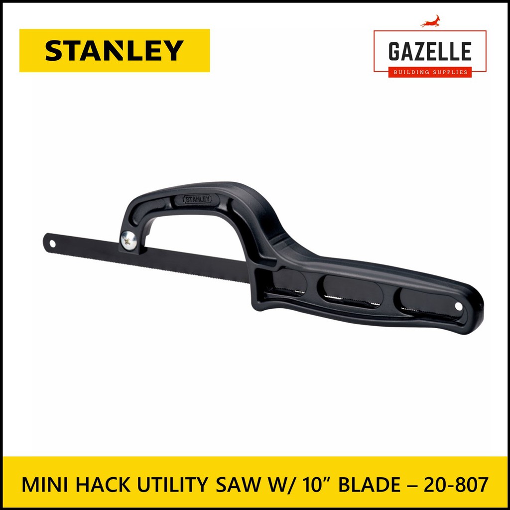 Stanley Mini Hacksaw with 10" Blade Utility Saw - 20-807 | Shopee