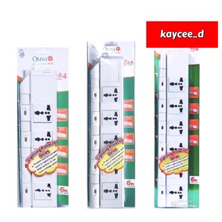 Omni Universal Outlet Extension Cord W Individual Switches 4 5 6 Gang Wed 340 Wed 350 Wed 360 Pk 553