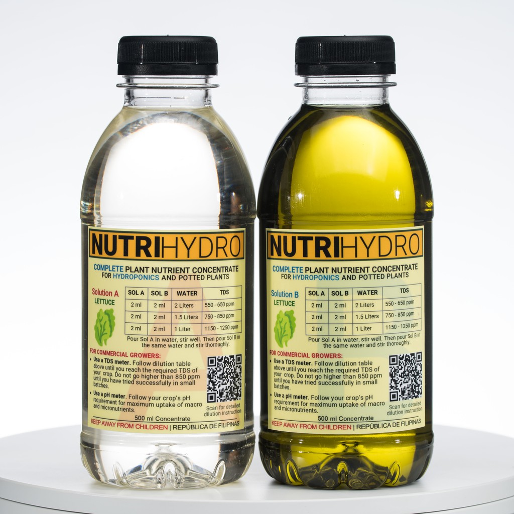 Lettuce Nutsol 500 ML NutriHydro Nutrient Solution Concentrate