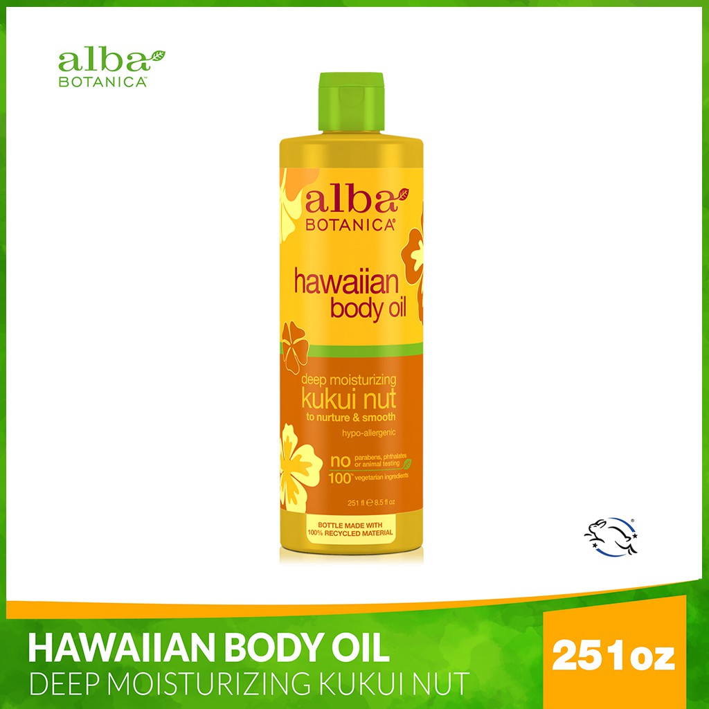 alba body oil