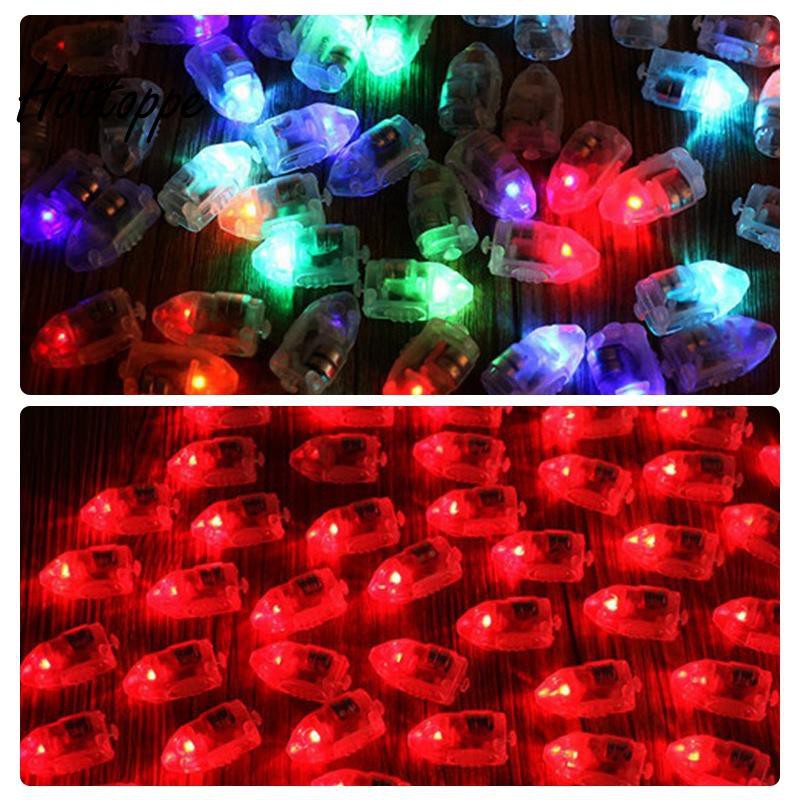 10pcs Mini LED Flash Balloon Light No Lines Lantern multicolor