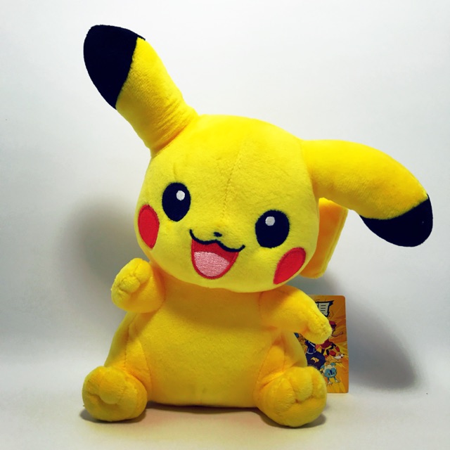 fluffy pikachu plush