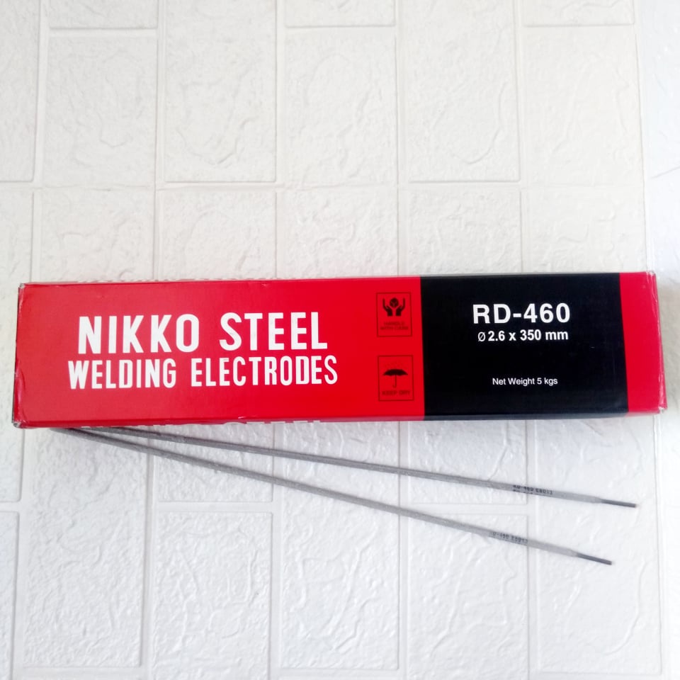 NIKKO STEEL WELDING ROD 2.6 X 350 mm ( Sold per Box 5 kilo) Shopee