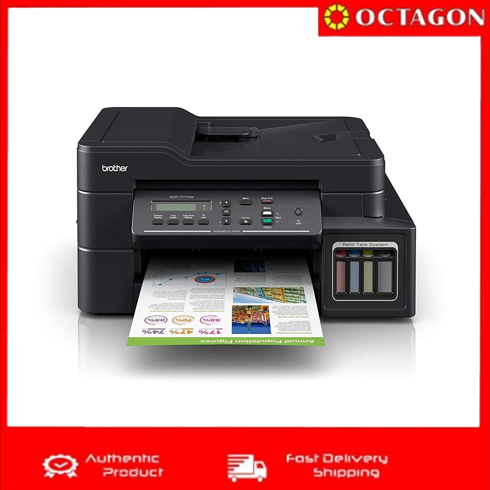 Brother Dcp-t710w Ink Tank Printer 