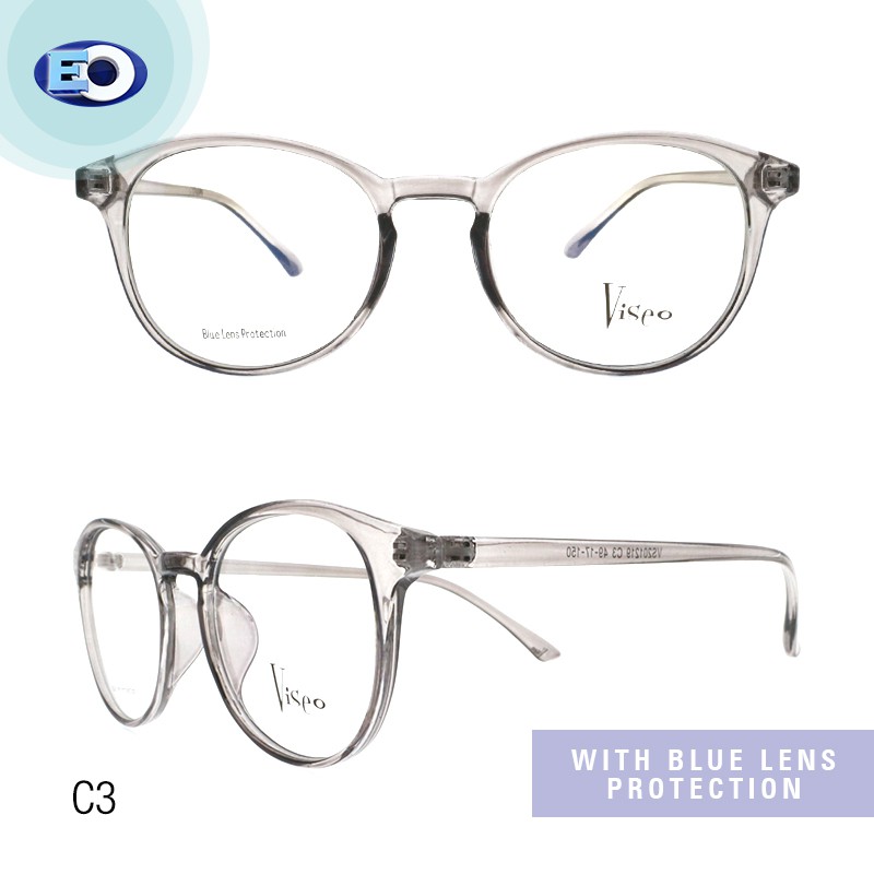 EO Viseo with BLUE LENS PROTECTION Eyeglasses VS201219 (nongraded