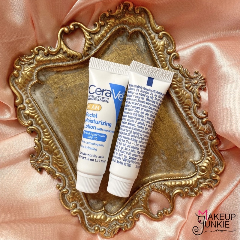 Cerave AM Facial Moisturizing Lotion with Sunscreen SPF30 5mL Shopee