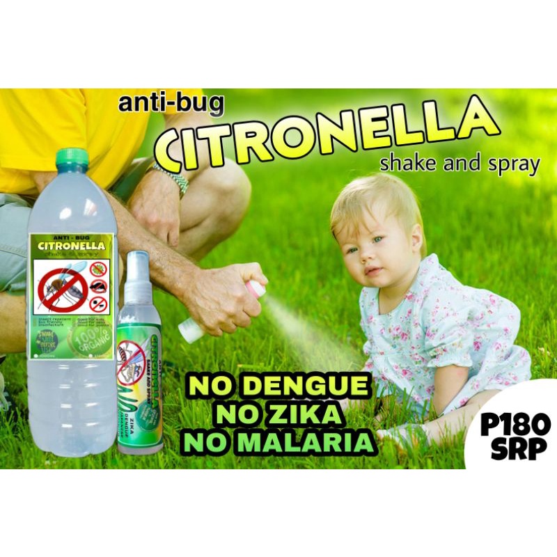 anti bug citronella spray 1Liter Shopee Philippines