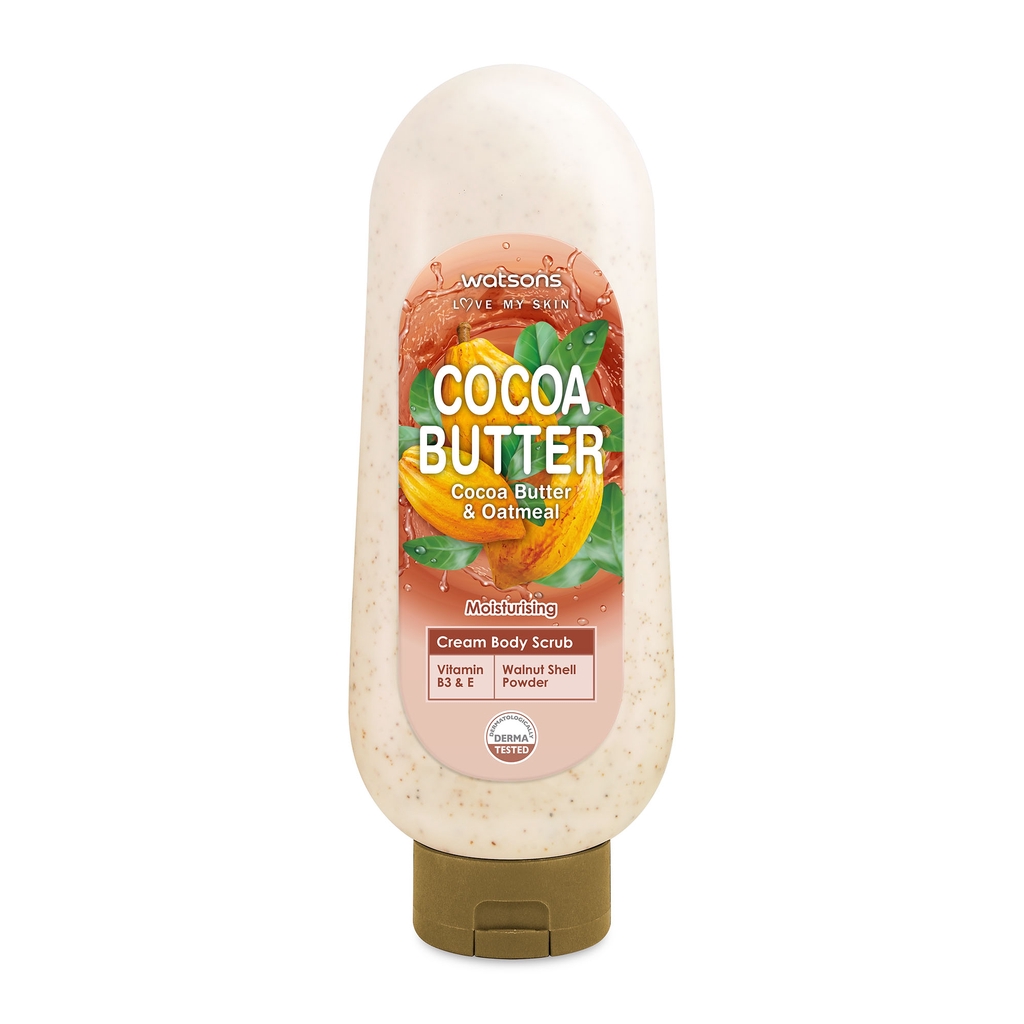 Watsons Deep Moisturising Body Scrub Cocoa Butter 535ml Shopee