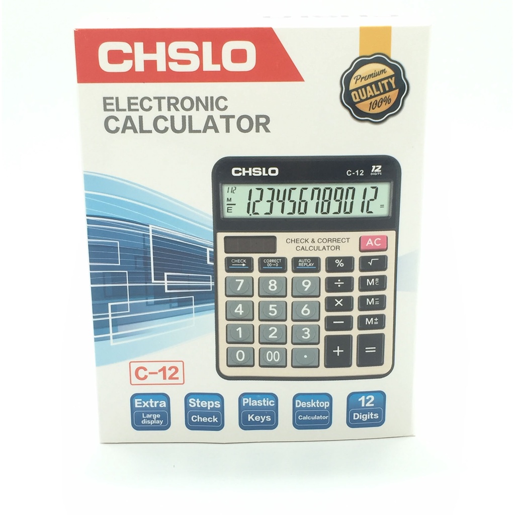 YSW】 C-12 CHSLO School and Office Imporvement Tool Calculator Scientific  Classic Modern Usewatch fo | Shopee Philippines