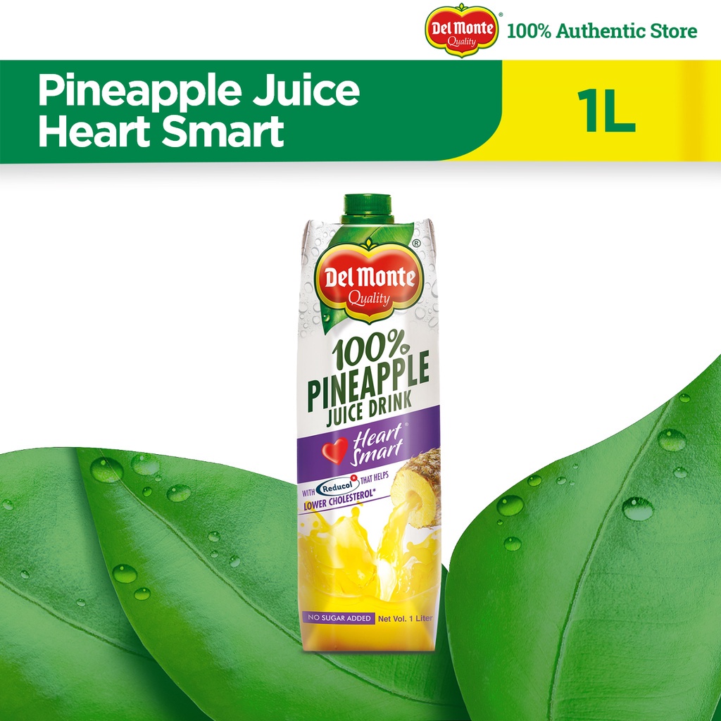 DEL MONTE 100 Pineapple Juice Drink Heart Smart with Reducol for Lower