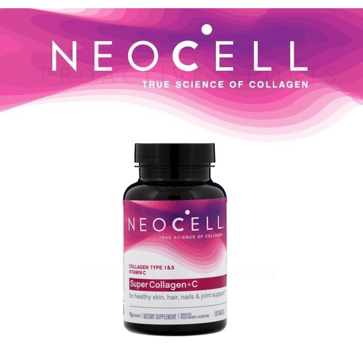 Authentic NeoCell Super Collagen +C, 120 Tablets, expiry 12/2023 ...