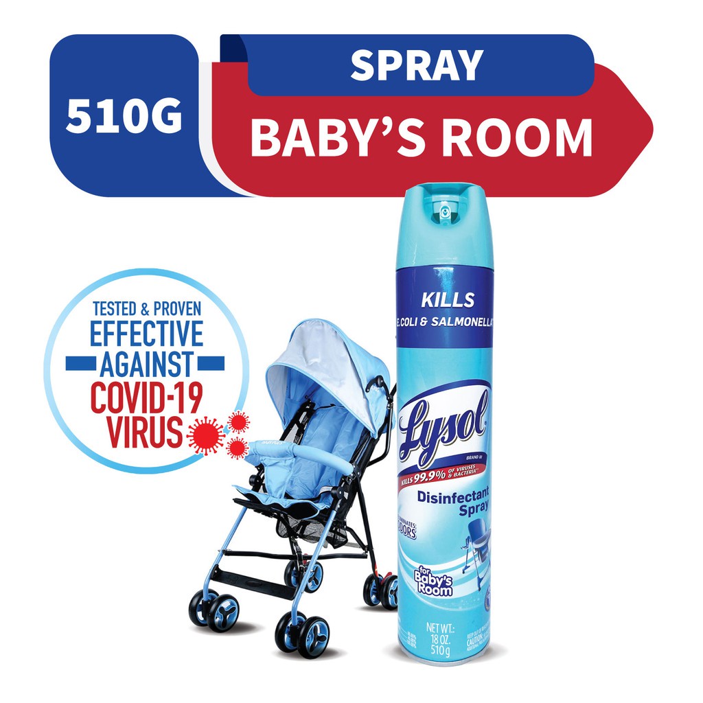 Lysol Disinfectants Spray Baby's Room 510GM Shopee Philippines