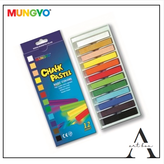 MUNGYO Square Chalk Pastel for Kids and Student NON Toxic - MCP ...