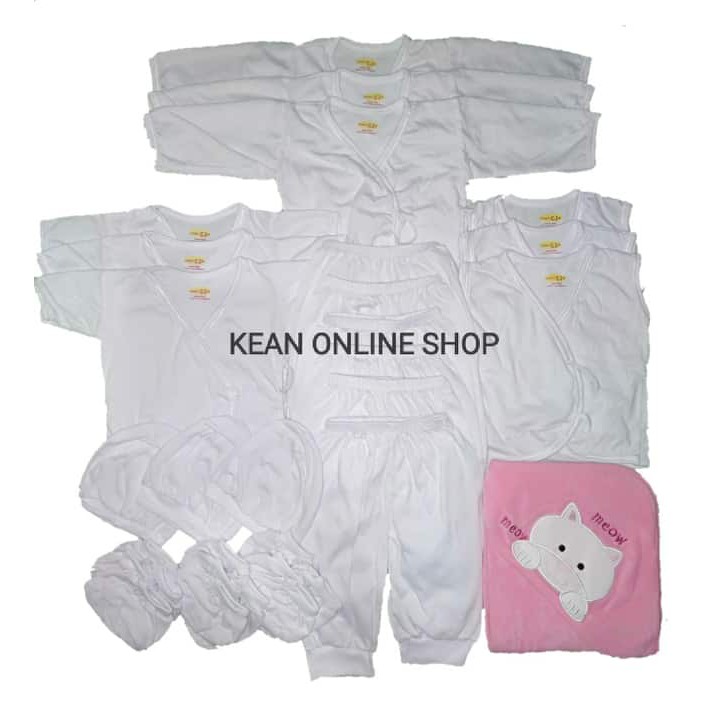 white cotton baby clothes