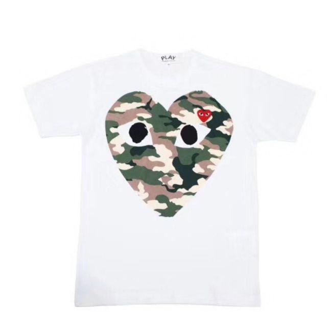 camo cdg shirt