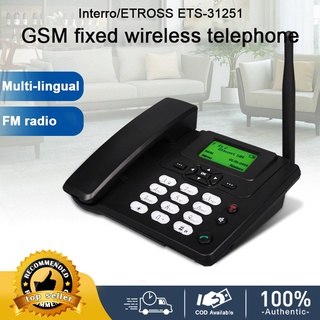 GSM Fixed Landline Wireless Phone (Single Sim) Dual Frequency GSM 900/1800 MHz