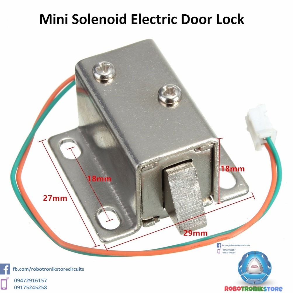 Electric Solenoid Door Lock Small Shopee Philippines