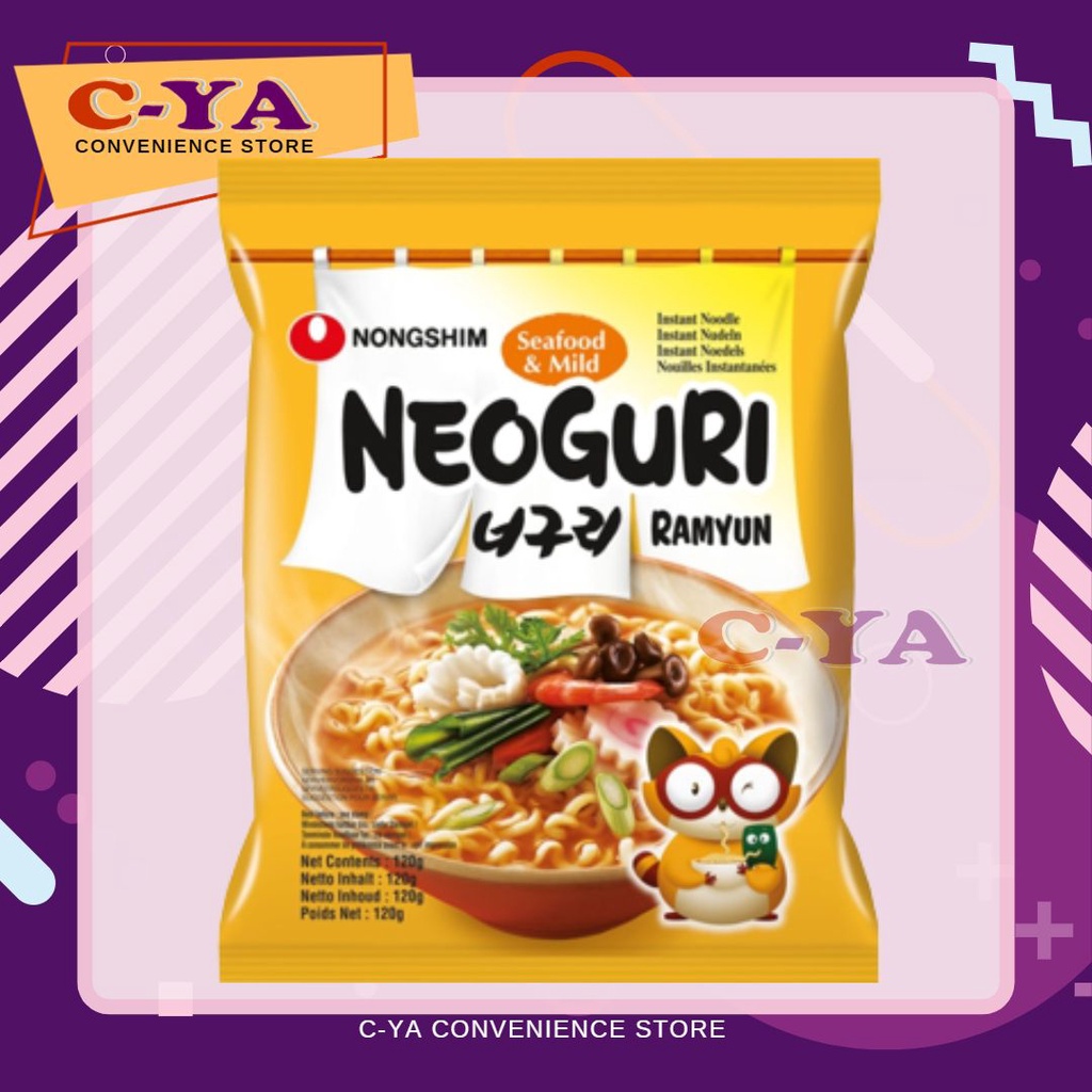 NONGSHIM NEOGURI SEAFOOD RAMEN MILD 120G | Shopee Philippines