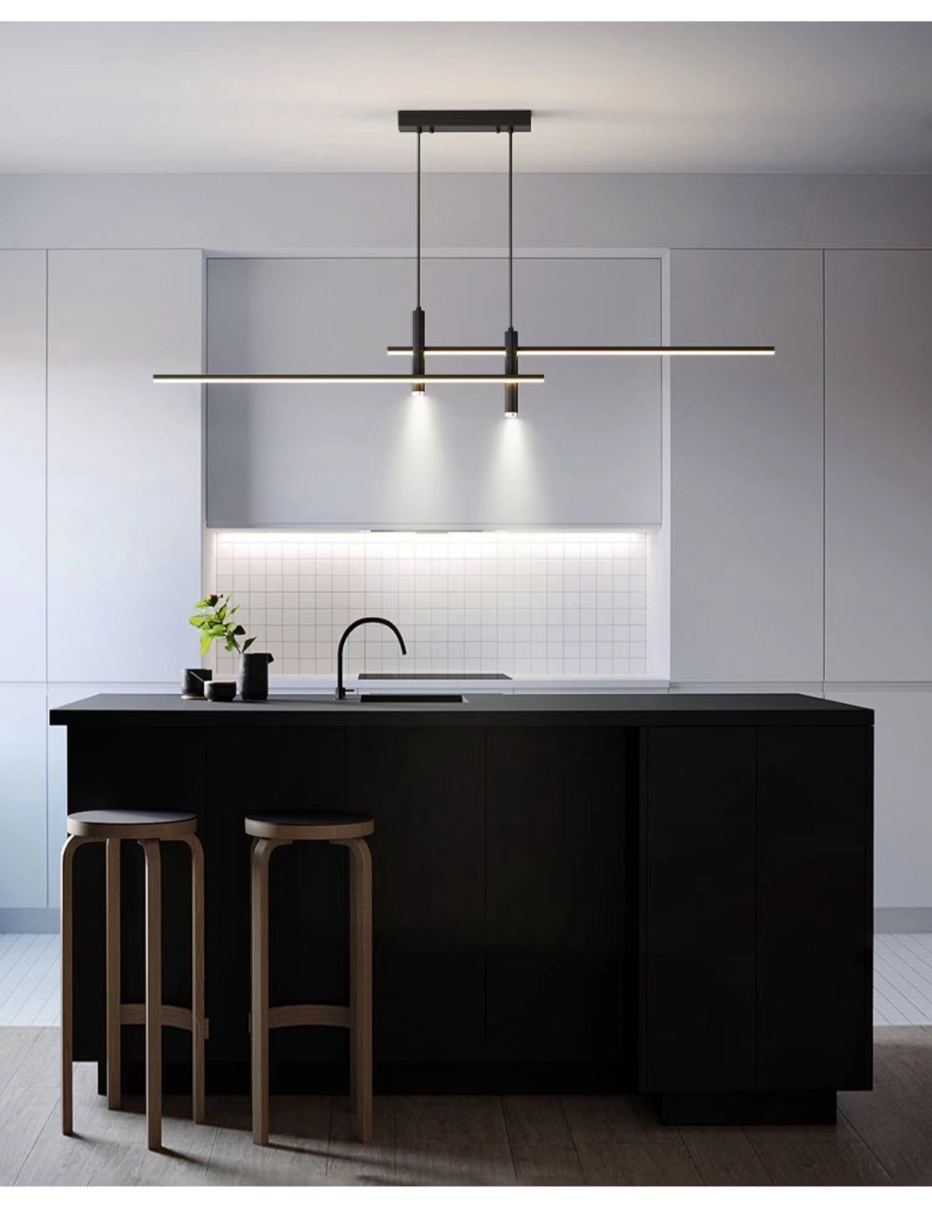 Modern Dining Light Minimalist Chandelier Ceiling Light Led Restaurant