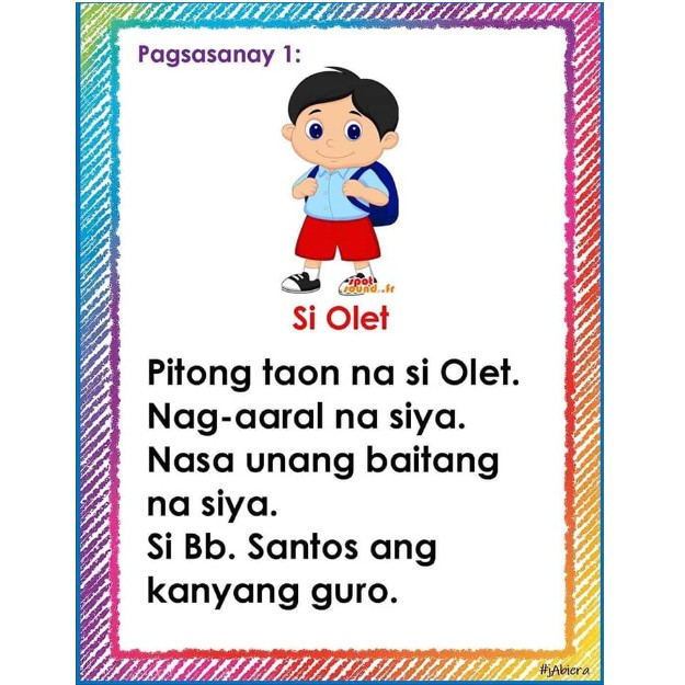 tagalog filipino reading and comprehension printed worksheet shopee philippines