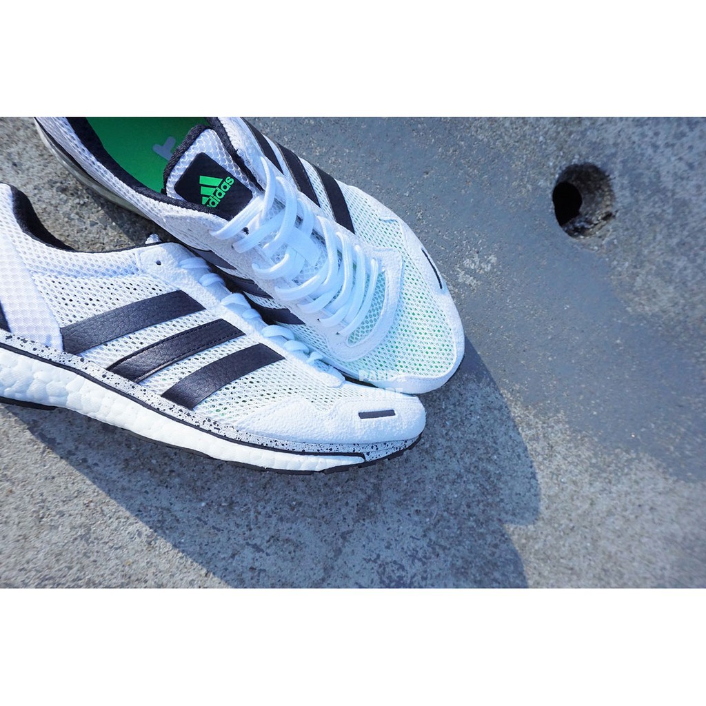 ADIDAS ADIZERO ADIOS 3 M Running shoes AQ0191 White Male | Shopee  Philippines