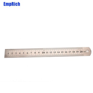 [EmpRich] Ch 20Cm Metal Ruler Metric Rule Precision Double Sided Measuring Tool 3Cc #5