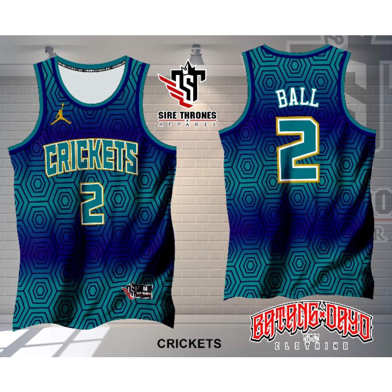 CRICKETS JERSEY Full Sublimation Basketball Fanwear Jersey | Shopee ...