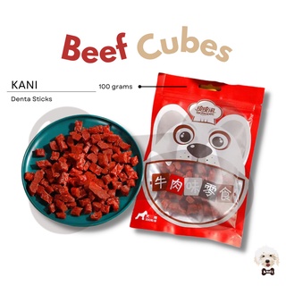 100g&500g Puppy Dog Chicken Beef Cubes Stick Pet Snack Pet Treat Dog Treats