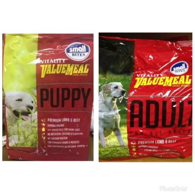 Vitality Valuemeal Adult & Puppy Dog Food 3kg Shopee Philippines