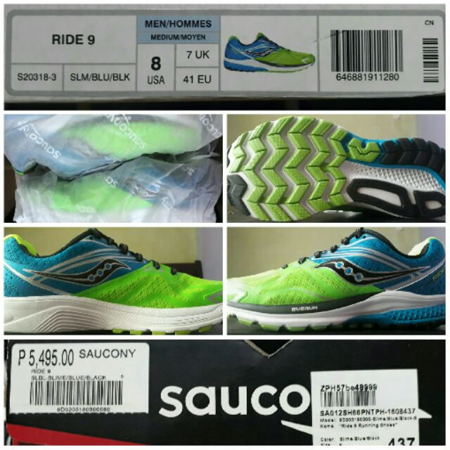 saucony ride 9 41