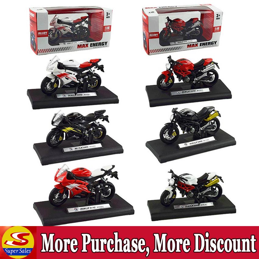 Toy Zone  Iron Legends Motorcycle 1/18 Scale Die Cast  #99210 
