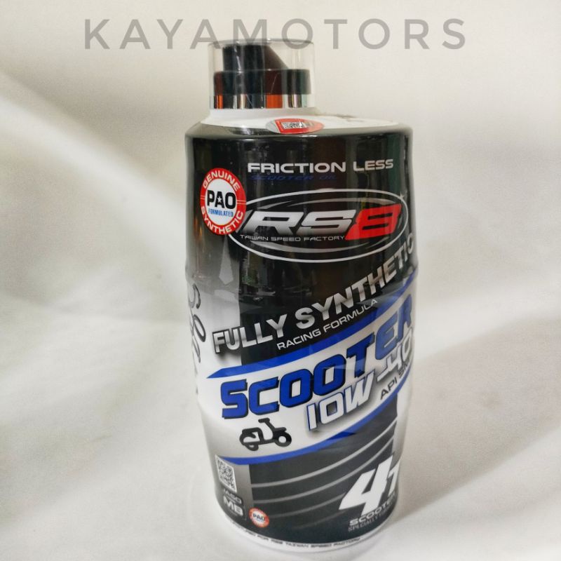 RS8 SCOOTER OIL FULLY SYNTHETIC (800ML/1L) Shopee Philippines