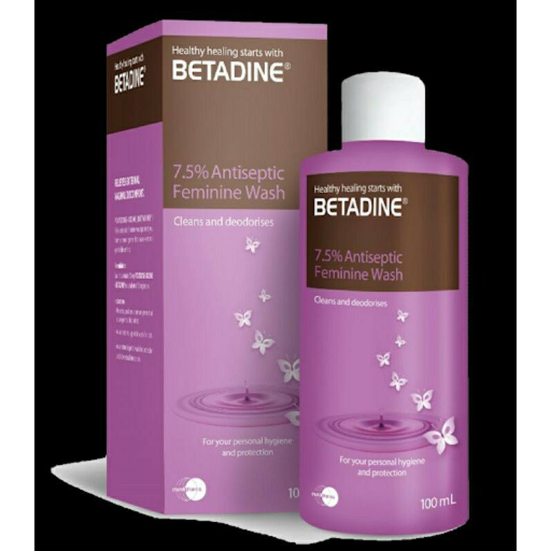 BETADINE FEMININE WASH 7 5 SOLUTION ANTISEPTIC 100ML Shopee 