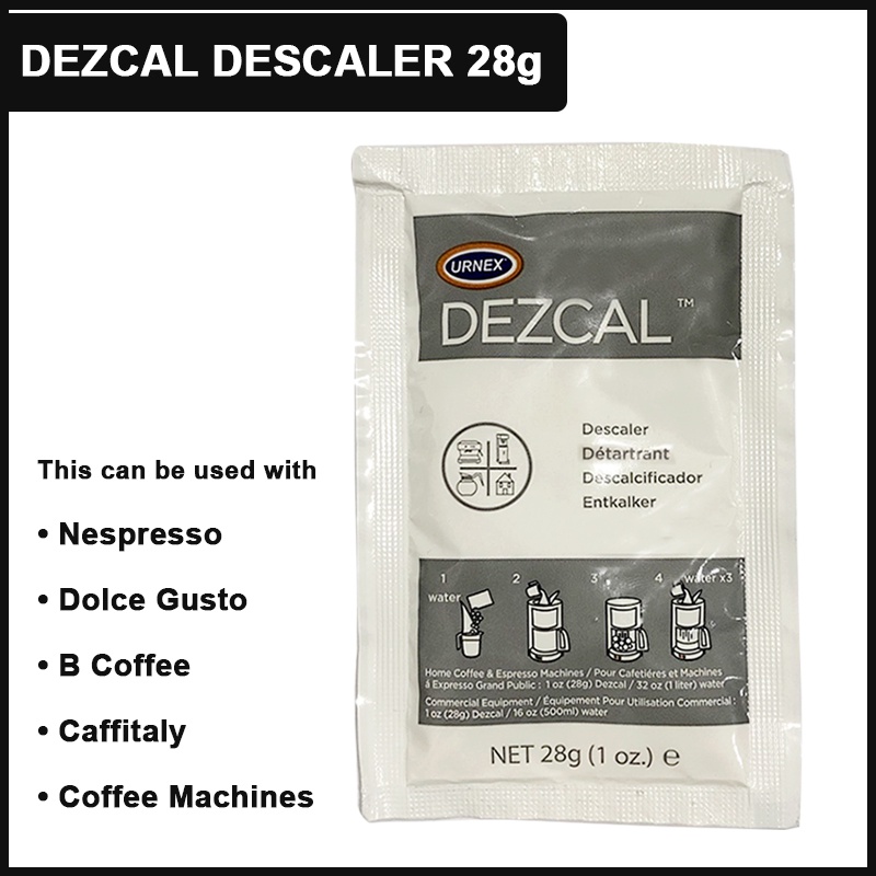 Urnex Dezcal Descaler Espresso & Coffee Machine Descaling Powder