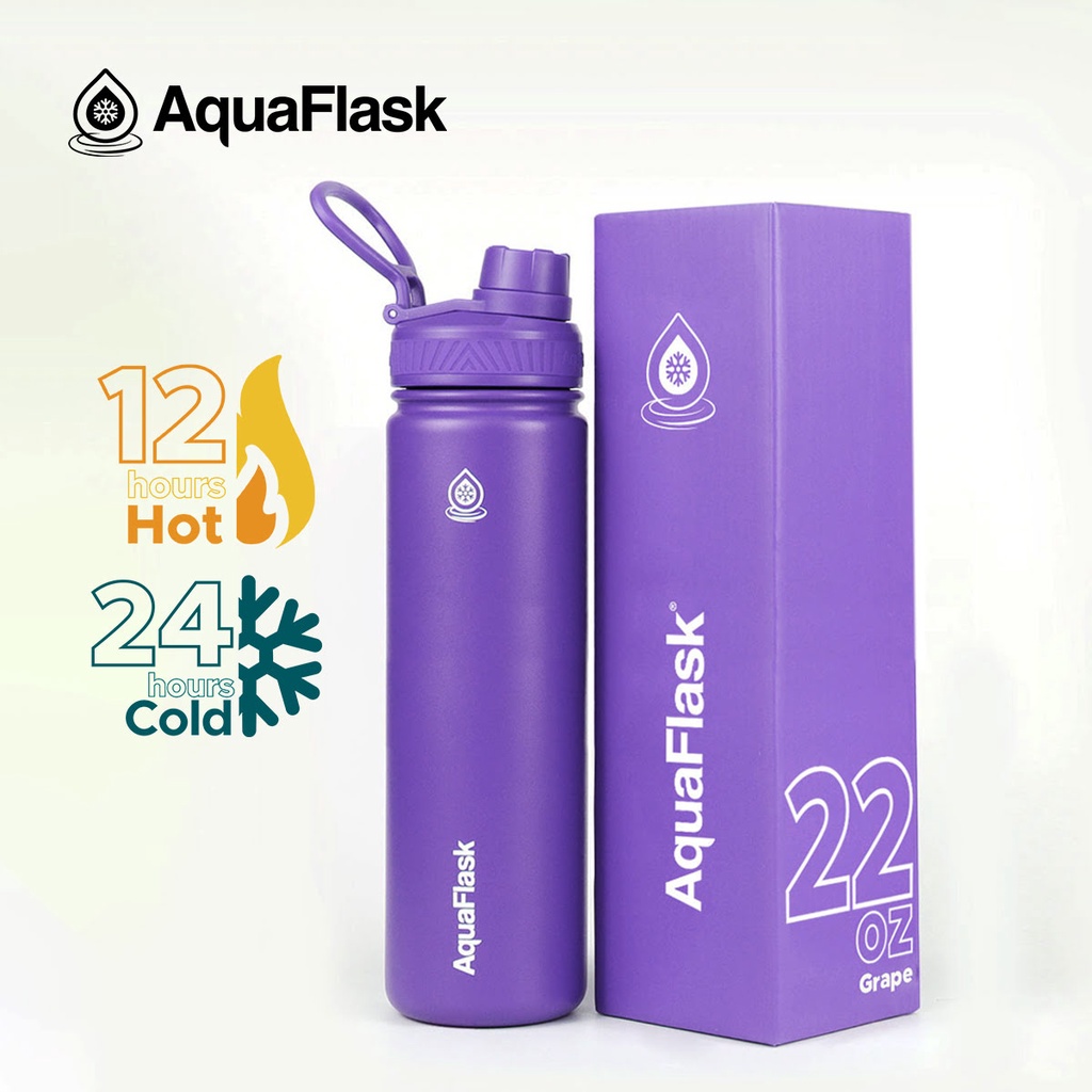 AQUAFLASK (22oz) Wide Mouth w/ Spout Lid - V2 | Shopee Philippines