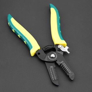 Portable Wire Stripper Pliers Crimper Cable Stripping Crimping Cutter #4
