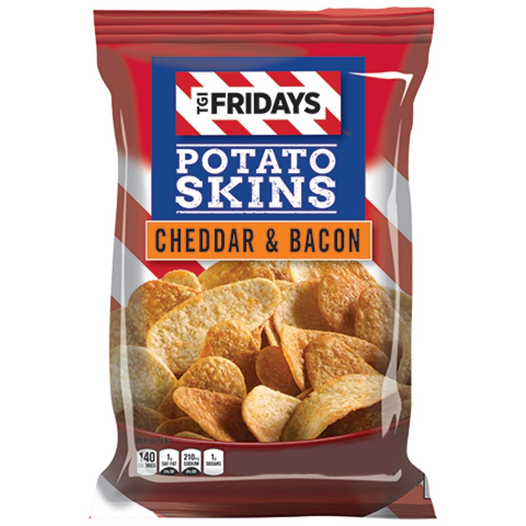 TGIF Potato Skins Cheddar And Bacon Chips 22oz Shopee Philippines