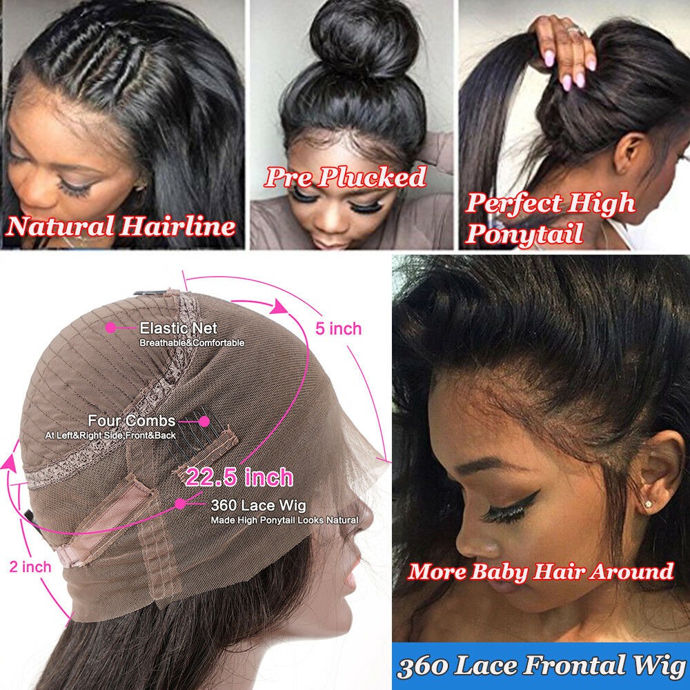 Womens Hair Human Hair Wigs Straight Brazilian Human Hair Italian