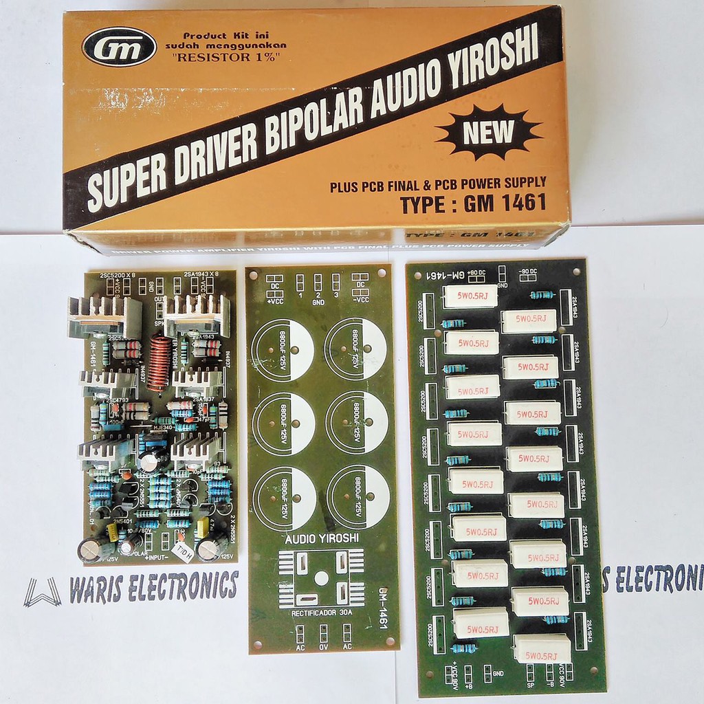 Yiroshi Power Audio Ampli Amplifier Gm 1461 Driver Kit Shopee Philippines